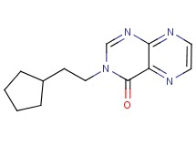 3-(2-cyclopentylethyl)pteridin-4(3H)-one