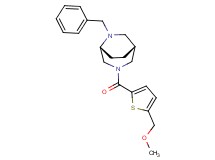 (1R*,5R*)-6-benzyl-3-{[5-(methoxymethyl)-2-thienyl]carbonyl}-3,6-diazabicyclo[3.2.2]nonane