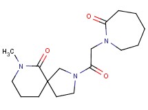 7-methyl-2-[(2-oxoazepan-1-yl)acetyl]-2,7-diazaspiro[4.5]decan-6-one