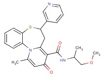 N-(2-methoxy-1-methylethyl)-11-methyl-9-oxo-6-(3-pyridinyl)-7,9-dihydro-6H-pyrido[2,1-d][1,5]benzothiazepine-8-carboxamide