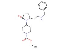 ethyl 4-{2-[2-(benzylamino)ethyl]-5-oxo-1-pyrrolidinyl}-1-piperidinecarboxylate