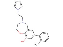 7-(2-methylphenyl)-4-[2-(1H-pyrrol-1-yl)ethyl]-2,3,4,5-tetrahydro-1,4-benzoxazepin-9-ol