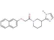3-(1H-imidazol-2-yl)-1-[(2-naphthyloxy)acetyl]piperidine