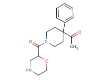 1-[1-(2-morpholinylcarbonyl)-4-phenyl-4-piperidinyl]ethanone