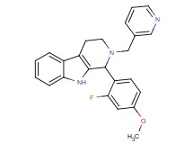 1-(2-fluoro-4-methoxyphenyl)-2-(3-pyridinylmethyl)-2,3,4,9-tetrahydro-1H-beta-carboline