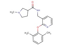 N-{[2-(2,6-dimethylphenoxy)-3-pyridinyl]methyl}-1-methyl-3-pyrrolidinecarboxamide