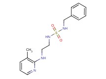 N-benzyl-N'-{2-[(3-methylpyridin-2-yl)amino]ethyl}sulfamide