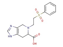 5-[2-(phenylsulfonyl)ethyl]-4,5,6,7-tetrahydro-1H-imidazo[4,5-c]pyridine-6-carboxylic acid