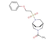 (1S*,5R*)-3-acetyl-6-[(2-phenoxyethyl)sulfonyl]-3,6-diazabicyclo[3.2.2]nonane