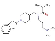 N-{[1-(2,3-dihydro-1H-inden-2-yl)piperidin-4-yl]methyl}-N-[3-(dimethylamino)propyl]-2-methylpropanamide