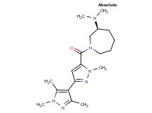 (3S)-N,N-dimethyl-1-[(1,1',3',5'-tetramethyl-1H,1'H-3,4'-bipyrazol-5-yl)carbonyl]azepan-3-amine