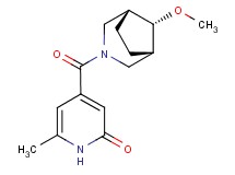4-{[(8-syn)-8-methoxy-3-azabicyclo[3.2.1]oct-3-yl]carbonyl}-6-methylpyridin-2(1H)-one