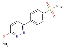 3-methoxy-6-[4-(methylsulfonyl)phenyl]pyridazine