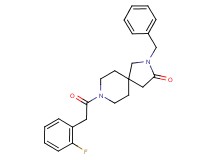 2-benzyl-8-[(2-fluorophenyl)acetyl]-2,8-diazaspiro[4.5]decan-3-one