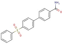 4'-(phenylsulfonyl)biphenyl-4-carboxamide