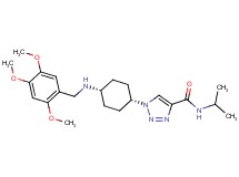 N-isopropyl-1-{cis-4-[(2,4,5-trimethoxybenzyl)amino]cyclohexyl}-1H-1,2,3-triazole-4-carboxamide