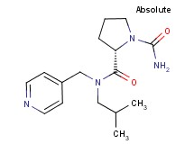(2S)-N~2~-isobutyl-N~2~-(pyridin-4-ylmethyl)pyrrolidine-1,2-dicarboxamide