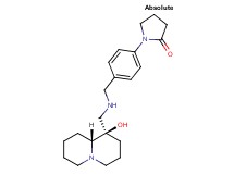 1-{4-[({[(1R,9aR)-1-hydroxyoctahydro-2H-quinolizin-1-yl]methyl}amino)methyl]phenyl}pyrrolidin-2-one