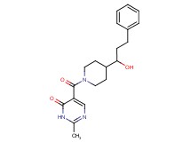 5-{[4-(1-hydroxy-3-phenylpropyl)-1-piperidinyl]carbonyl}-2-methyl-4(3H)-pyrimidinone