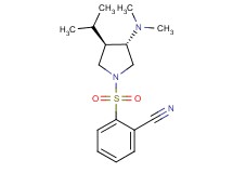 2-{[(3S*,4R*)-3-(dimethylamino)-4-isopropyl-1-pyrrolidinyl]sulfonyl}benzonitrile
