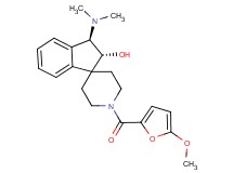 (2R*,3R*)-3-(dimethylamino)-1'-(5-methoxy-2-furoyl)-2,3-dihydrospiro[indene-1,4'-piperidin]-2-ol
