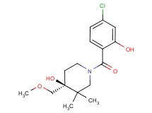 (4S*)-1-(4-chloro-2-hydroxybenzoyl)-4-(methoxymethyl)-3,3-dimethylpiperidin-4-ol
