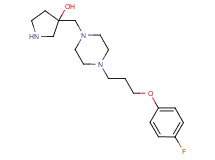 3-({4-[3-(4-fluorophenoxy)propyl]-1-piperazinyl}methyl)-3-pyrrolidinol dihydrochloride