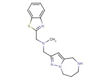 (1,3-benzothiazol-2-ylmethyl)methyl(5,6,7,8-tetrahydro-4H-pyrazolo[1,5-a][1,4]diazepin-2-ylmethyl)amine