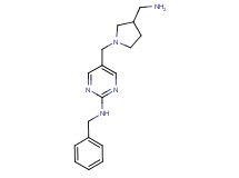 5-{[3-(aminomethyl)-1-pyrrolidinyl]methyl}-N-benzyl-2-pyrimidinamine dihydrochloride
