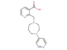 2-[(4-pyridin-4-yl-1,4-diazepan-1-yl)methyl]nicotinic acid