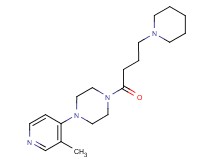 1-(3-methyl-4-pyridinyl)-4-[4-(1-piperidinyl)butanoyl]piperazine