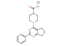 N-methyl-1-(2-phenyl-6,7-dihydro-5H-cyclopenta[d]pyrimidin-4-yl)-4-piperidinecarboxamide