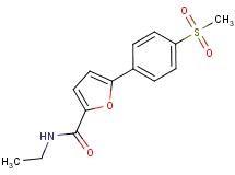 N-ethyl-5-[4-(methylsulfonyl)phenyl]-2-furamide