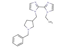 1-[(1-benzylpyrrolidin-3-yl)methyl]-1'-ethyl-1H,1'H-2,2'-biimidazole