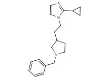 1-[2-(1-benzylpyrrolidin-3-yl)ethyl]-2-cyclopropyl-1H-imidazole