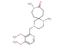4-[(3,4-dimethoxypyridin-2-yl)methyl]-1,9-dimethyl-1,4,9-triazaspiro[5.6]dodecan-10-one