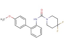 4,4-difluoro-N-(4'-methoxybiphenyl-2-yl)piperidine-1-carboxamide