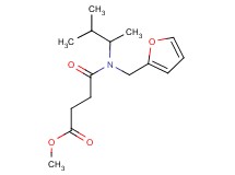 methyl 4-[(1,2-dimethylpropyl)(2-furylmethyl)amino]-4-oxobutanoate