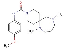 N-(4-methoxyphenyl)-7,11-dimethyl-3,7,11-triazaspiro[5.6]dodecane-3-carboxamide