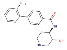 N-[rel-(3R,4R)-3-hydroxy-4-piperidinyl]-2'-methyl-4-biphenylcarboxamide hydrochloride
