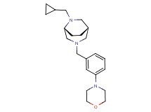 (1S*,5R*)-6-(cyclopropylmethyl)-3-(3-morpholin-4-ylbenzyl)-3,6-diazabicyclo[3.2.2]nonane