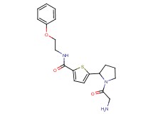 5-(1-glycyl-2-pyrrolidinyl)-N-(2-phenoxyethyl)-2-thiophenecarboxamide