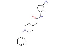 N-[rel-(1R,3R)-3-aminocyclopentyl]-2-(1-benzyl-4-piperidinyl)acetamide dihydrochloride