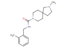 2-methyl-N-(2-methylbenzyl)-2,8-diazaspiro[4.5]decane-8-carboxamide