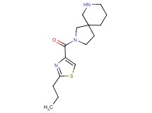 2-[(2-propyl-1,3-thiazol-4-yl)carbonyl]-2,7-diazaspiro[4.5]decane hydrochloride