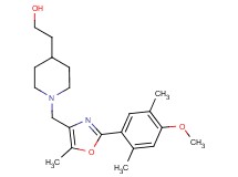 2-(1-{[2-(4-methoxy-2,5-dimethylphenyl)-5-methyl-1,3-oxazol-4-yl]methyl}piperidin-4-yl)ethanol