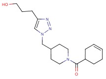 3-(1-{[1-(3-cyclohexen-1-ylcarbonyl)-4-piperidinyl]methyl}-1H-1,2,3-triazol-4-yl)-1-propanol