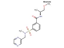 N-[(1S)-2-methoxy-1-methylethyl]-3-{[methyl(pyrazin-2-ylmethyl)amino]sulfonyl}benzamide