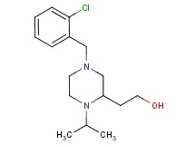 2-[4-(2-chlorobenzyl)-1-isopropyl-2-piperazinyl]ethanol