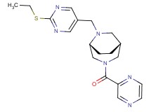 (1R*,5R*)-6-{[2-(ethylthio)pyrimidin-5-yl]methyl}-3-(pyrazin-2-ylcarbonyl)-3,6-diazabicyclo[3.2.2]nonane
